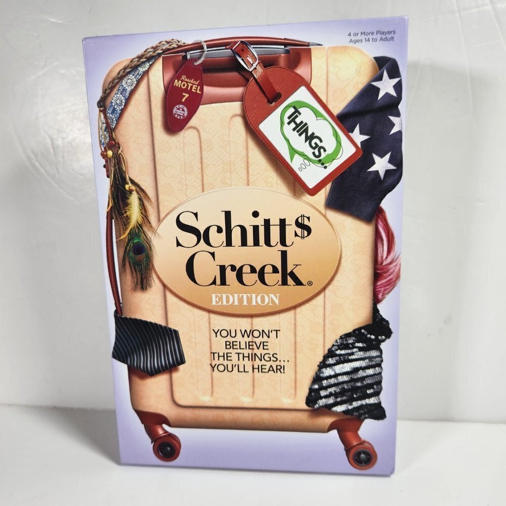 Things Board Game Schitt's Creek Edition Age 14+ New Sealed Party Game